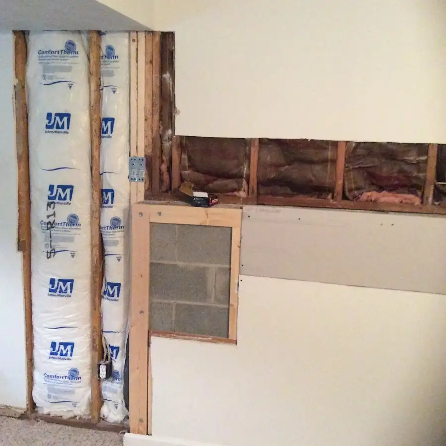 Wall insulation replacement during Odor Removal & Deodorization in Cramerton